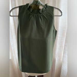 J. Crew olive green blouse